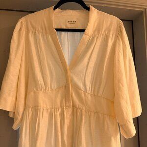 MIRTH - Ivory Flowy Blouse